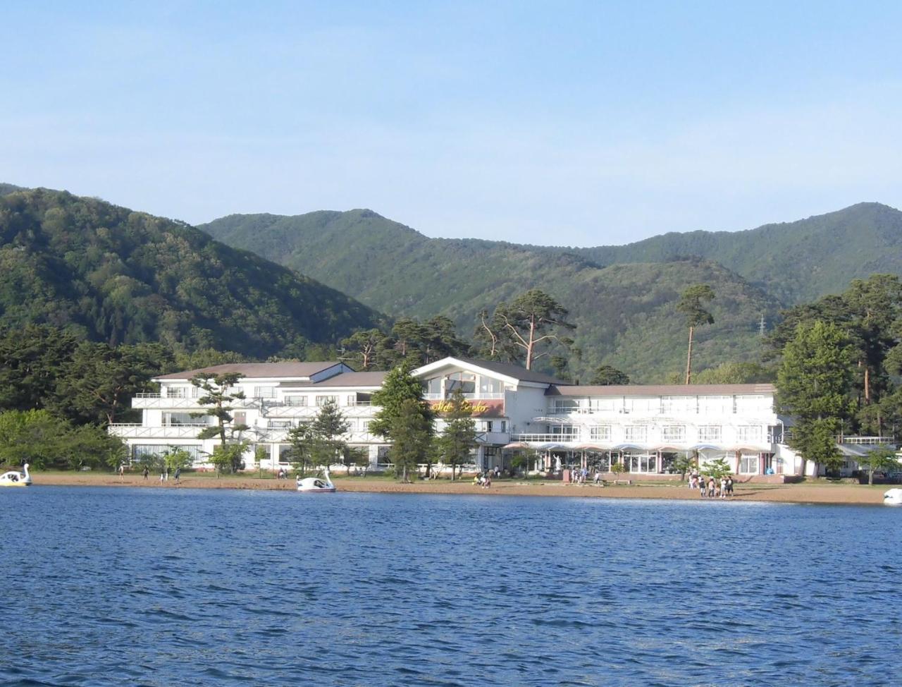 Hotel Lakeside Banko Inawashiro Exterior foto